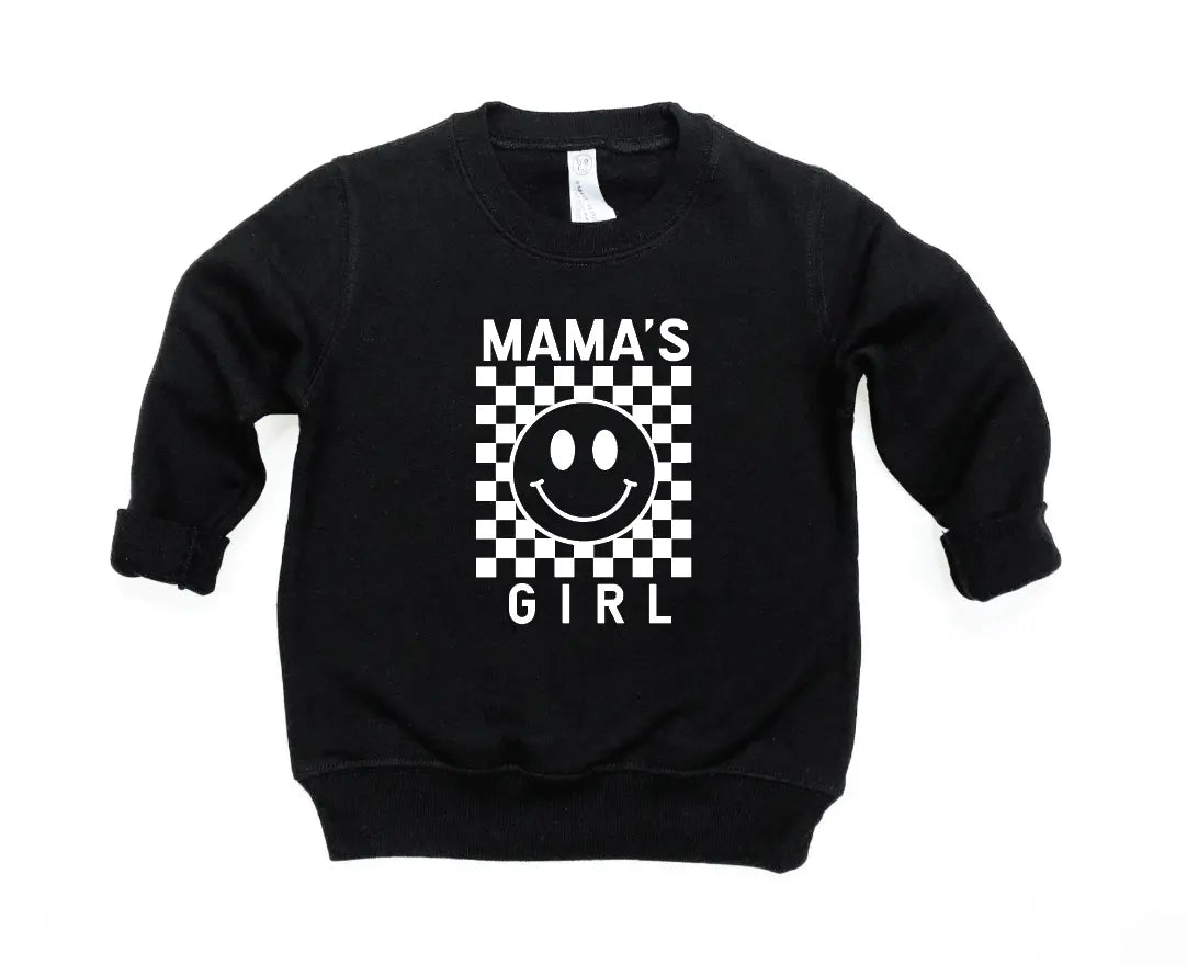 Mama's Girl Checkered Pullover