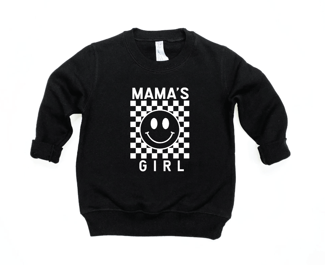 Mama's Girl Checkered Pullover