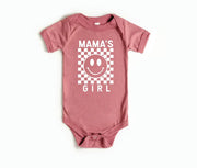 Mama's Girl Checkered Onesie