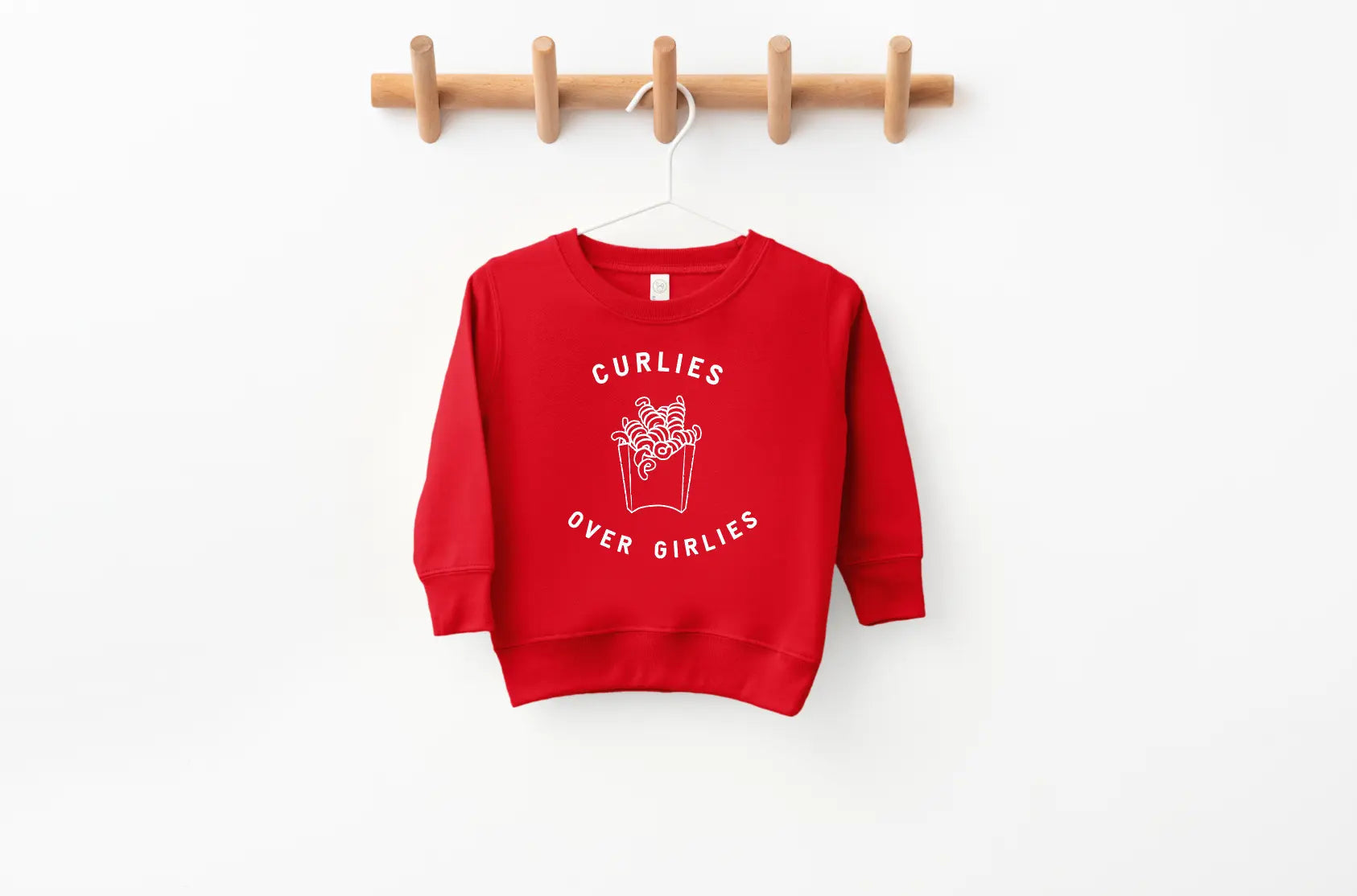 Curlies Over Girlies Pullover