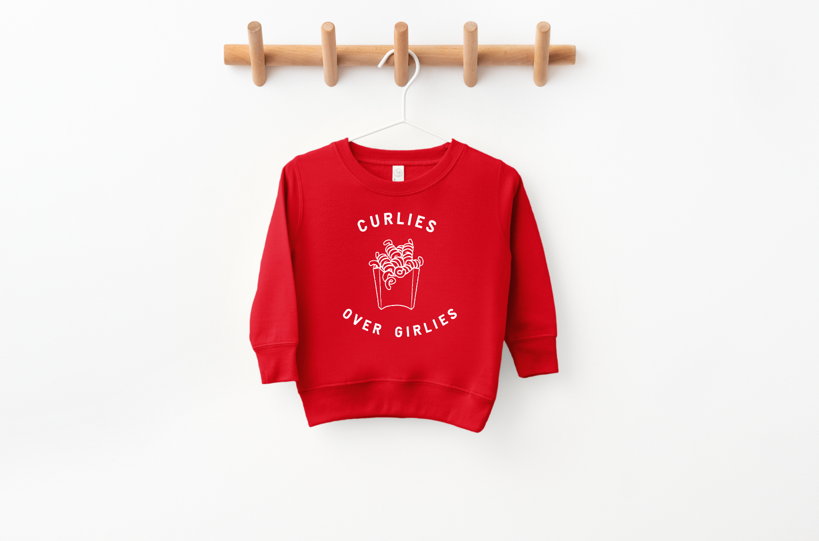 Curlies Over Girlies Pullover
