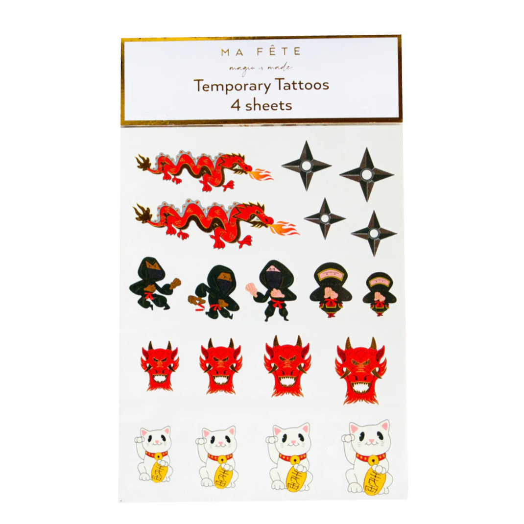 Ninja Temporary Tattoos (4)