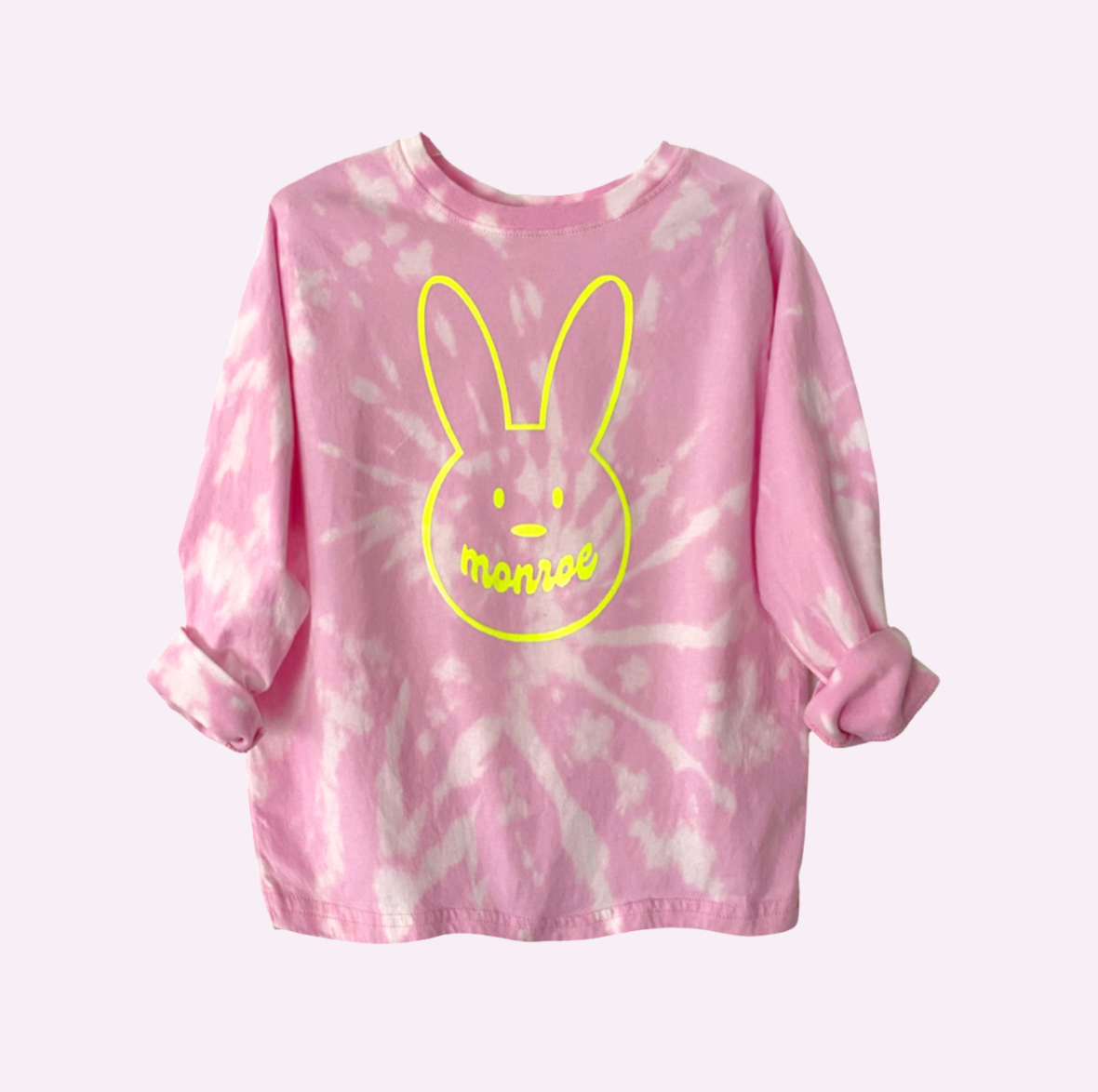 Bunny Tee ♡ Toddler Personalized Tie-dye T-shirt