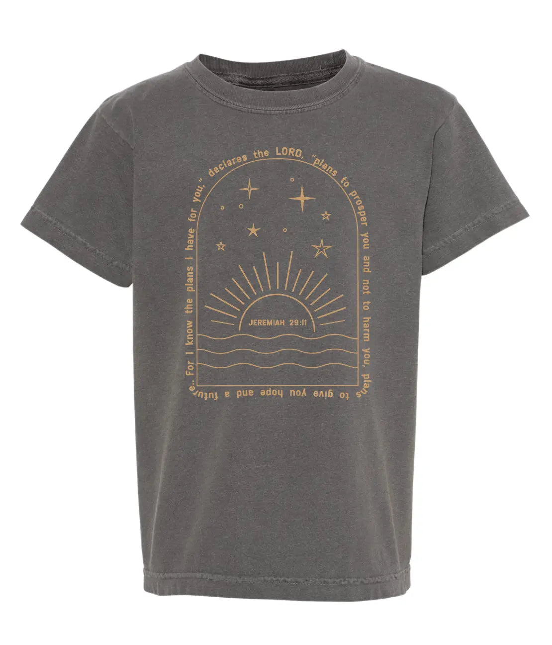 For I Know The Plans Scripture Kids Tee