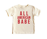 All American Babe - Natural/white