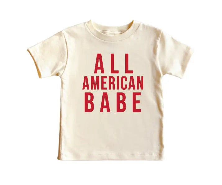 All American Babe - Natural/white