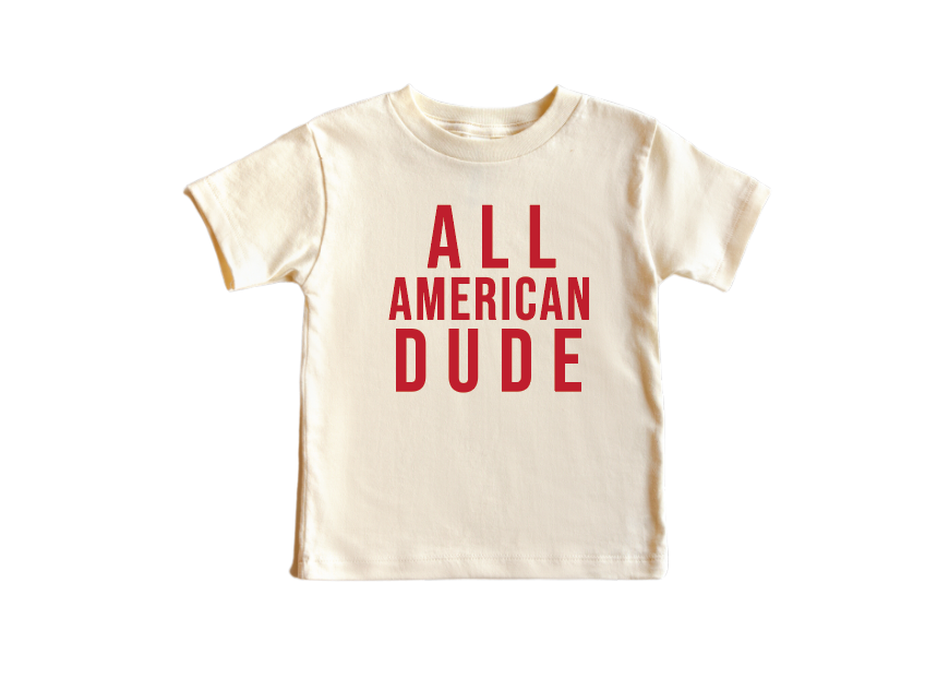 All American Dude - Natural/white
