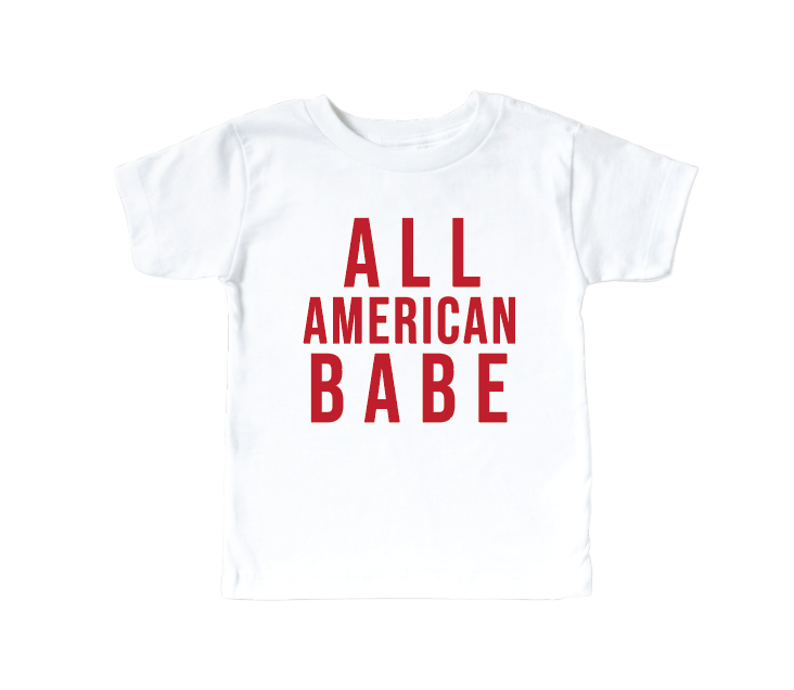 All American Babe - Natural/white