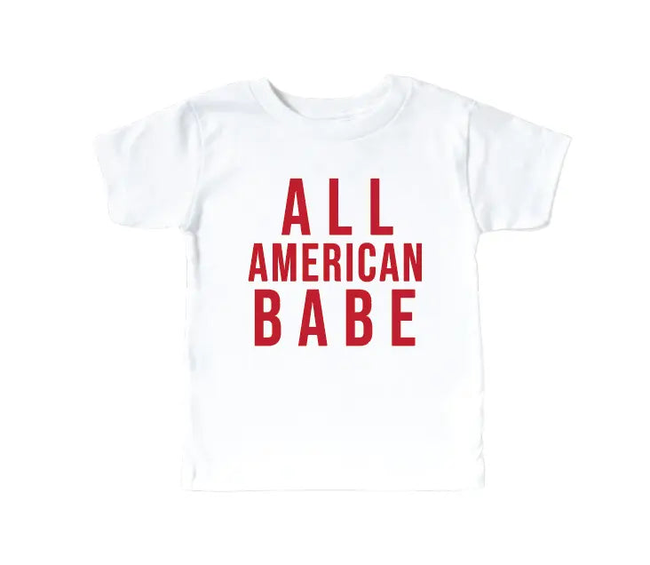 All American Babe - Natural/white