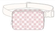 Pink Checkered Magical Belt Bag