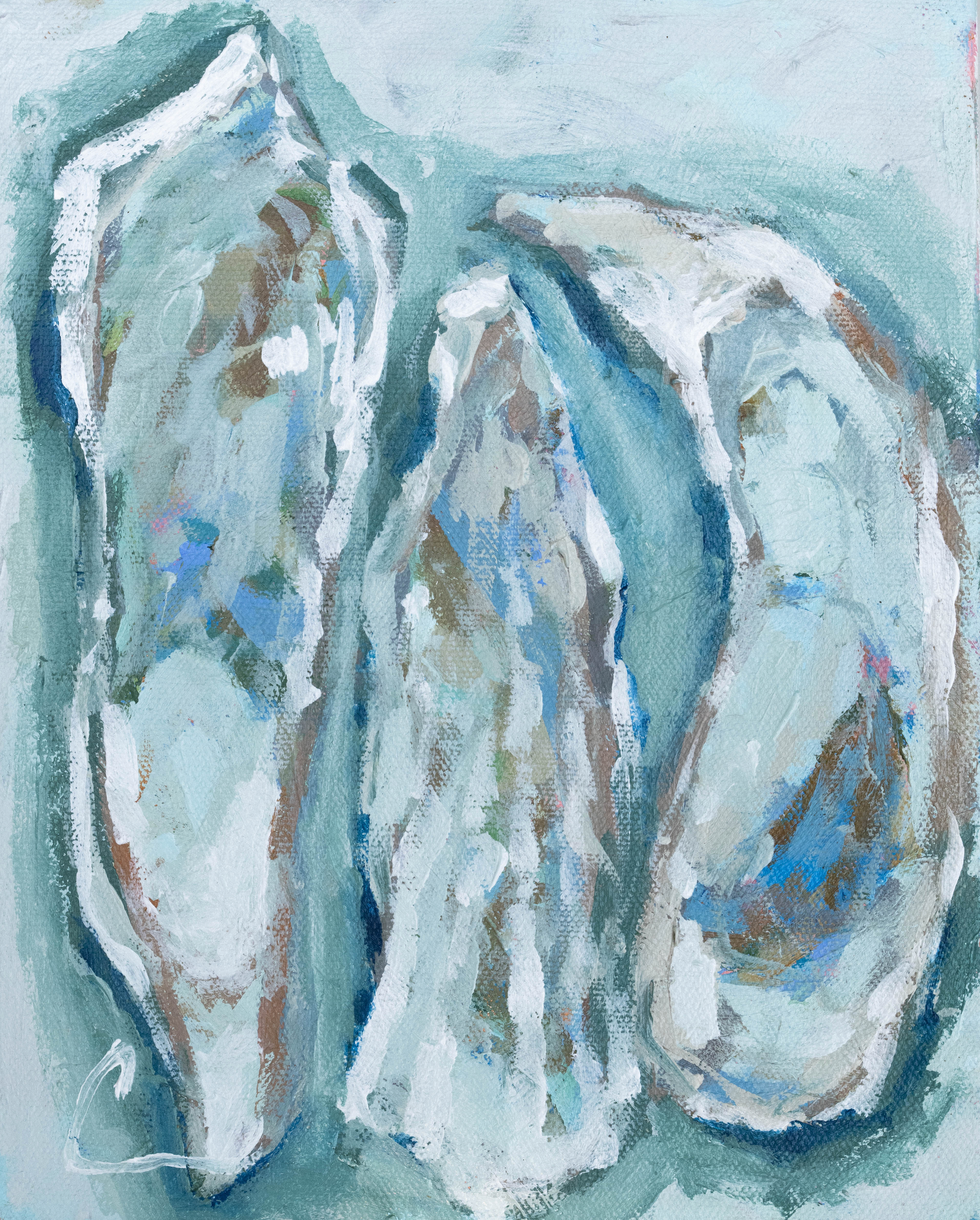 Green Sea Oyster Print