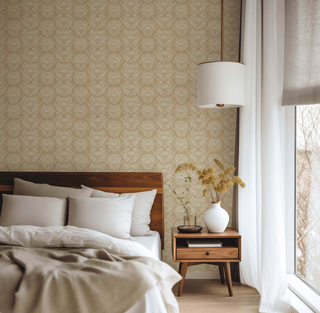 Genevieve Wallpaper By Bloomery Decor