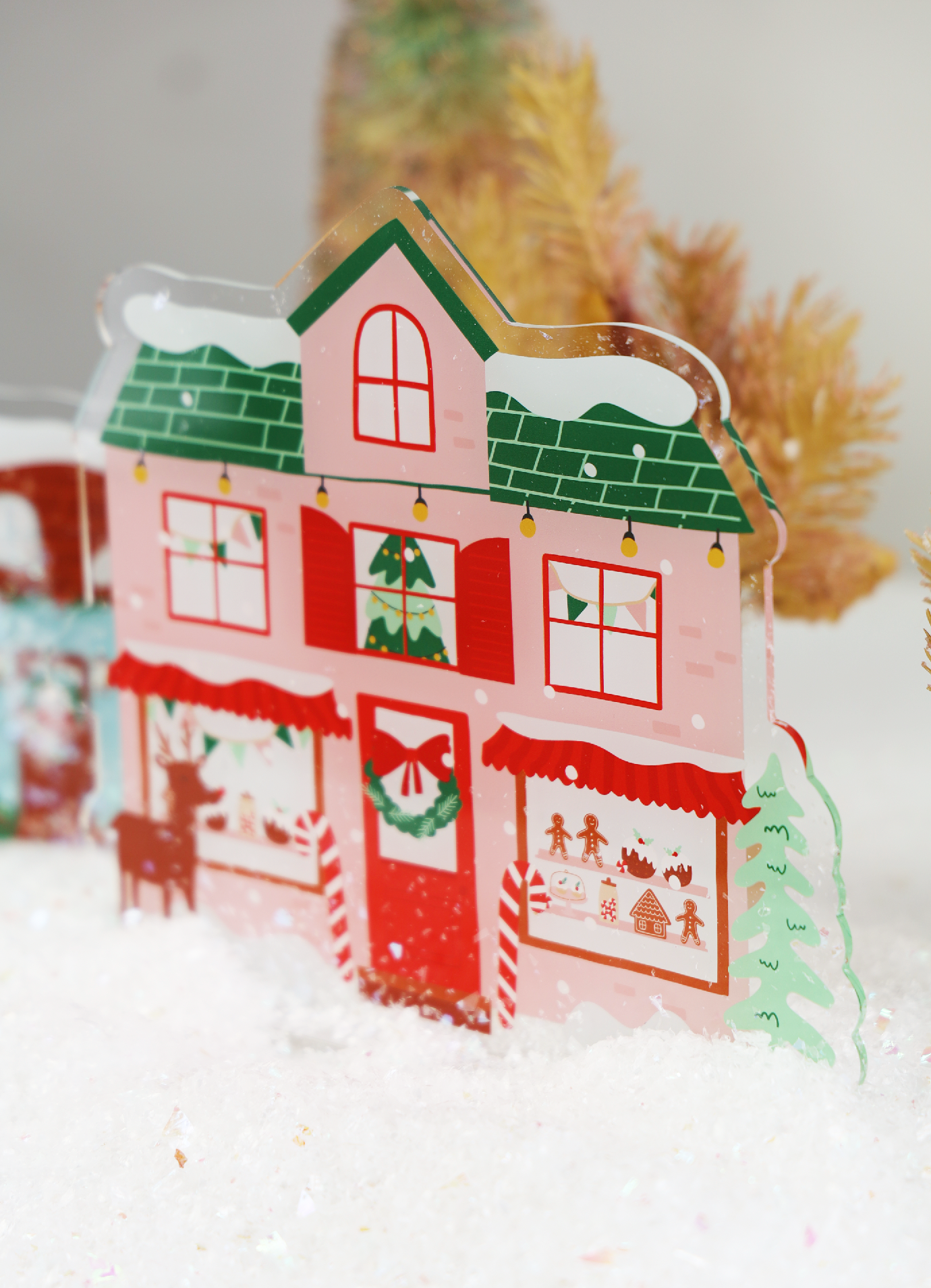 Merry & Bright Acrylic Christmas Village- Christmas Bakeshop