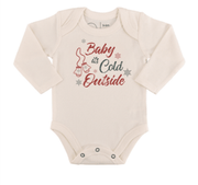 Long Sleeve Graphic Bodysuit | Baby Its Cold Outside