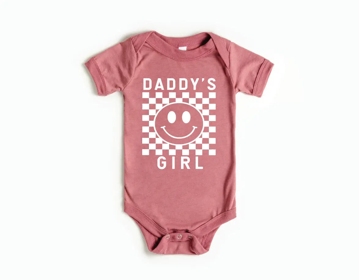 Daddy's Girl Checkered Onesie