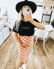 In My Pregnant Era Minimal Tee