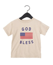 Classic God Bless The Usa 4th Of July Kids Graphic Tee