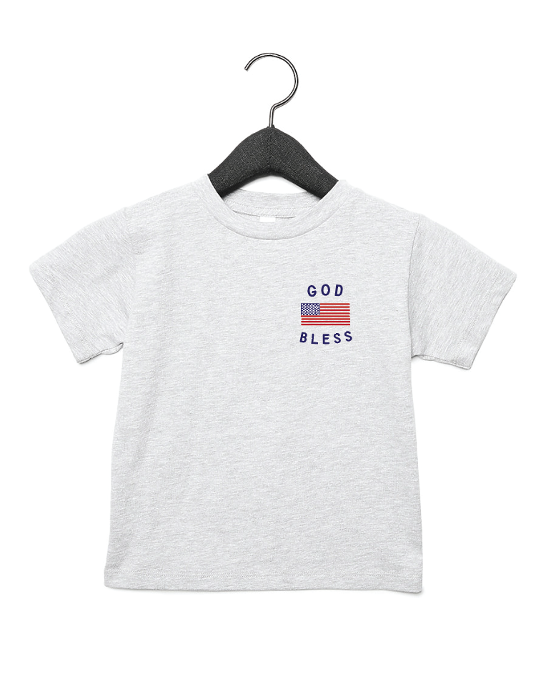 Classic God Bless The Usa 4th Of July - Pocket Style