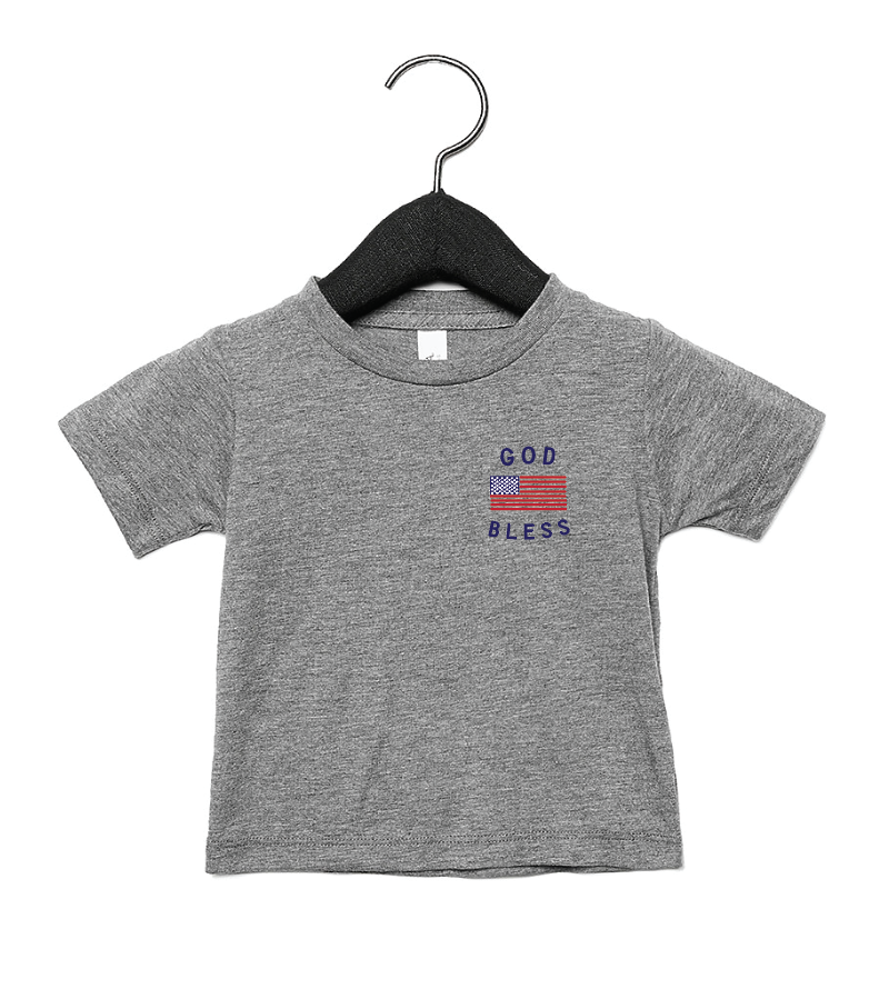 Classic God Bless The Usa 4th Of July - Pocket Style
