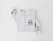 God Bless America Unisex Pocket Style Pullover