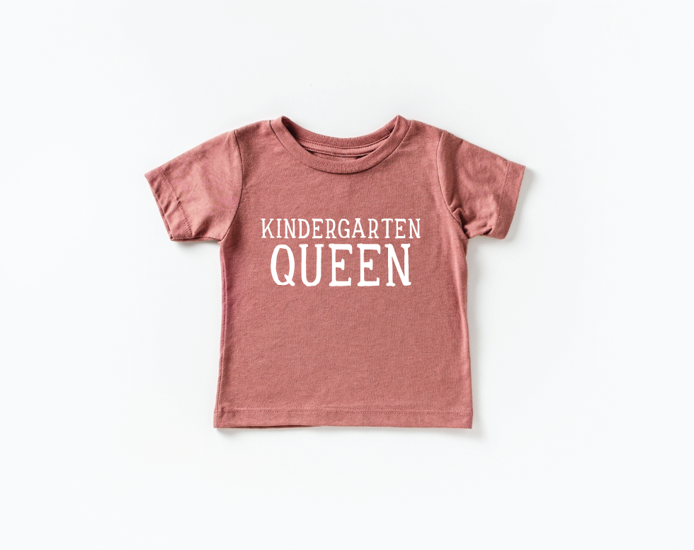 Kindergarten Queen Back To School Tee