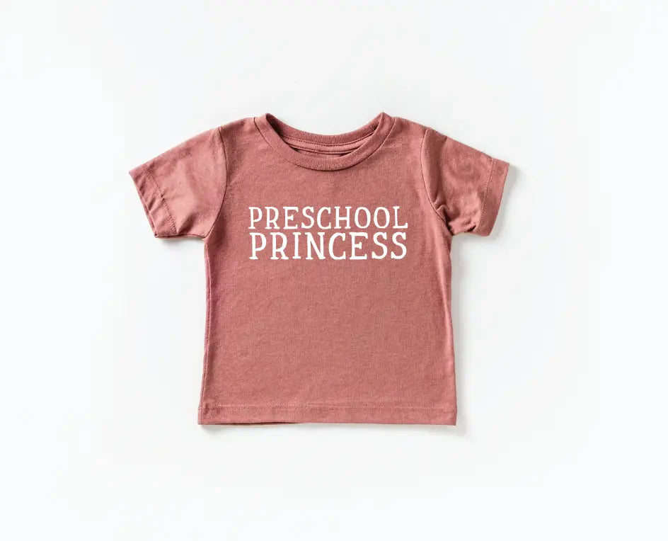 Preschool Princess Back To School Tee