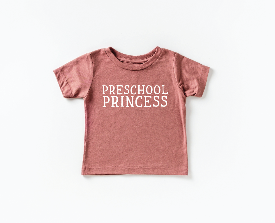 Preschool Princess Back To School Tee