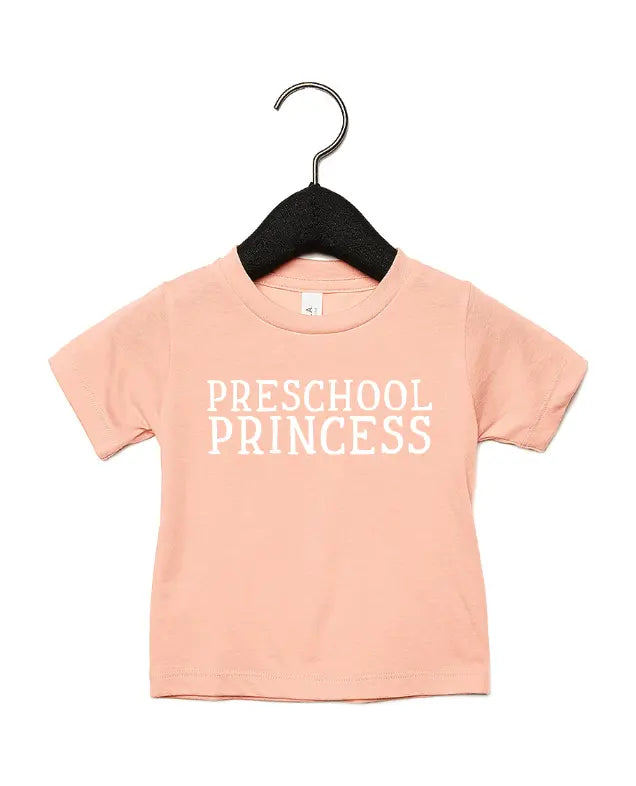 Preschool Princess Back To School Tee