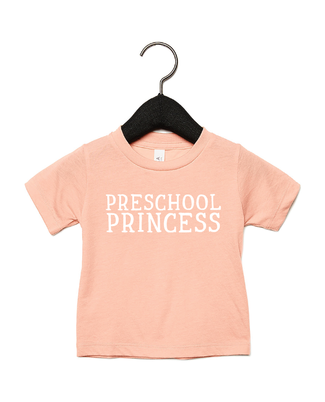 Preschool Princess Back To School Tee