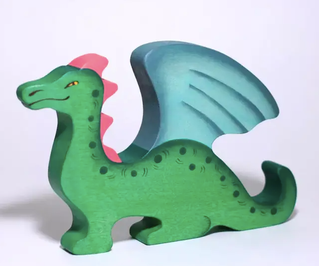 Wooden Dragon Toy - Handmade, Eco-friendly & Perfect For Kids' Playtime
