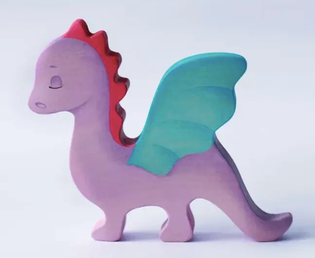 Wooden Dragon Toy - Handmade, Eco-friendly & Perfect For Kids' Playtime