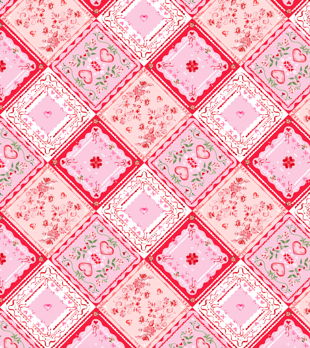 Cupid's Quilt Patchwork Table Runner