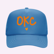 I Love Okc ♡ Printed Trucker Hat