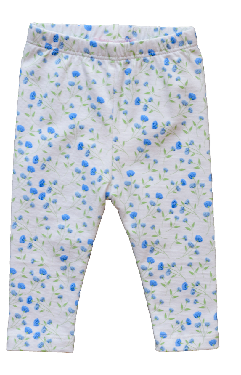 Arabella Blue Floral Leggings