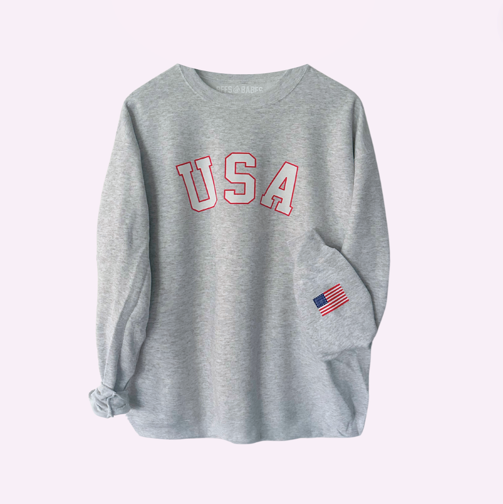Tru American ♡ Usa Graphic Sweatshirt