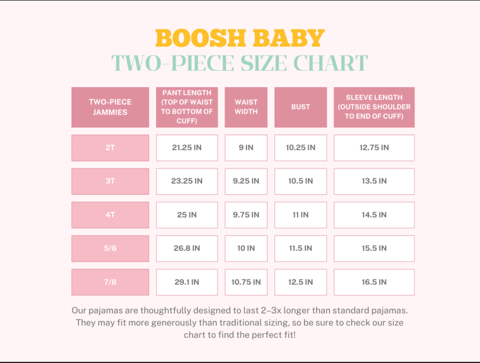 Hot Pink Bow | Two-piece Pajama Set