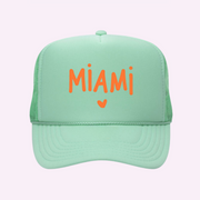 I Love Miami ♡ Printed Trucker Hat