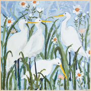Blue Sky Birds Print