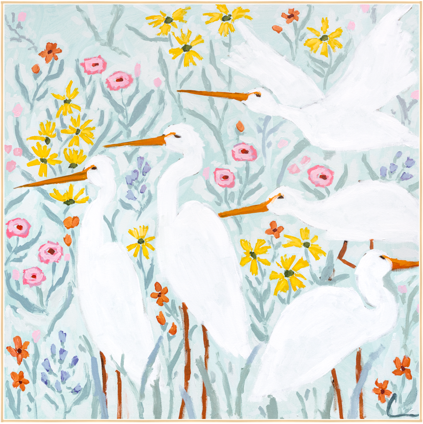 Splash Of Turquoise Print