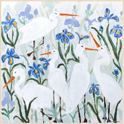 Among The Iris Print