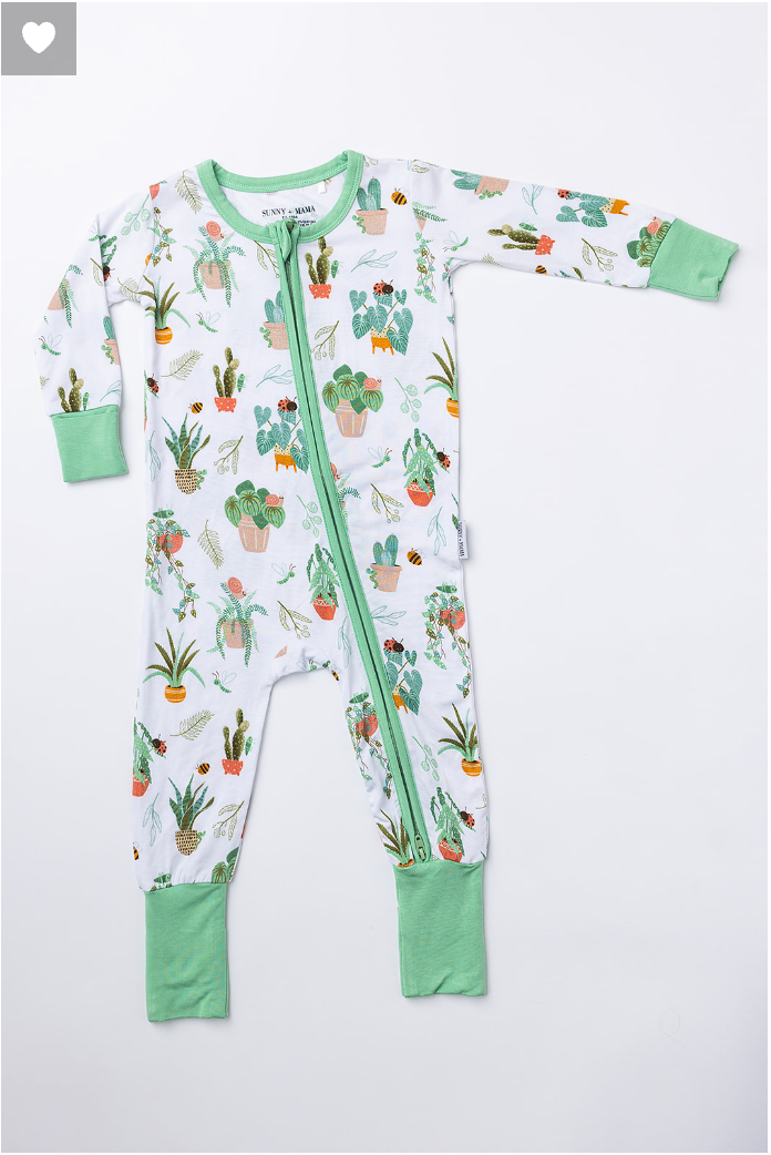 Houseplants Galore Romper In Snow