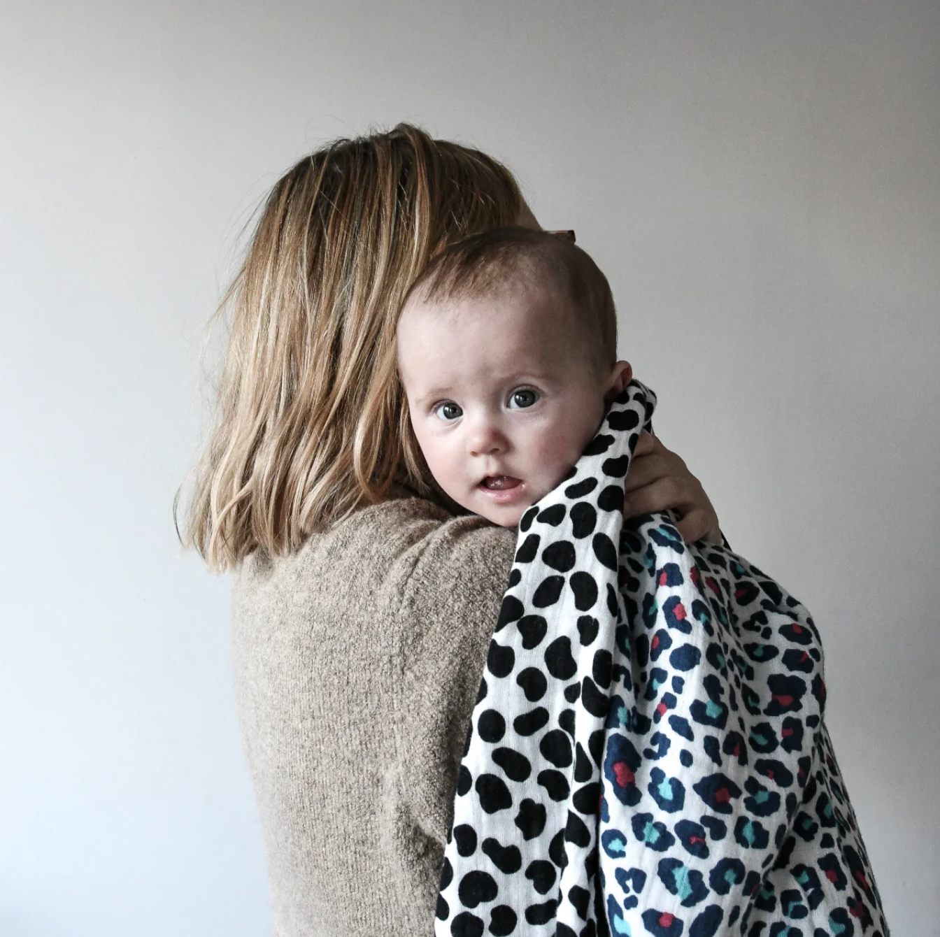 Animal Print Muslin Blanket - Reversible Newborn To 4 Months / 5+ Months