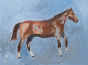 Brown Horse Print