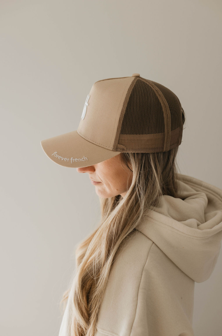 Adult Trucker Hat | Ff Tan