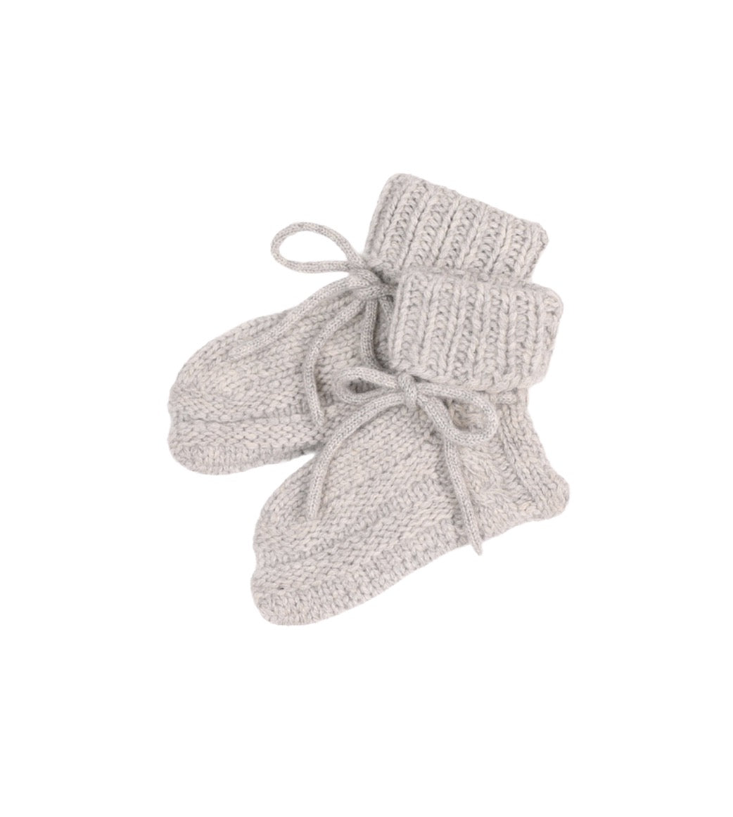 Cashmere Booties | Gray