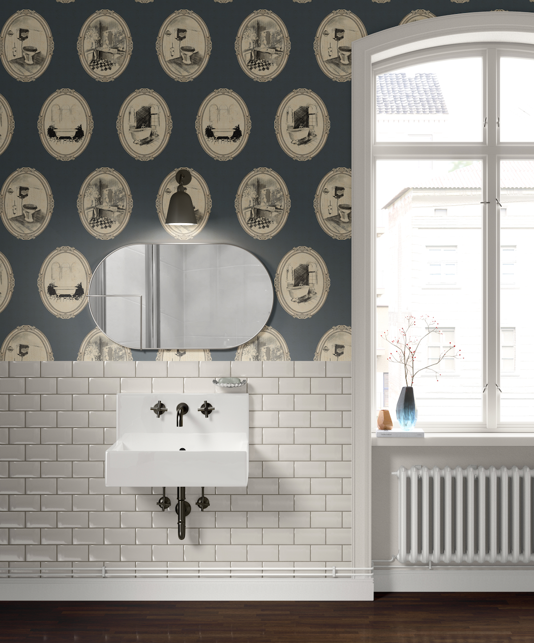 Lou Wallpaper By Karin Beatrice Levin