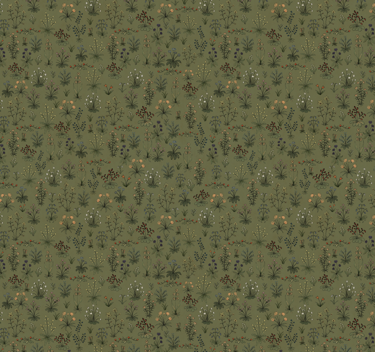 Evelyn Wallpaper By Karin Beatrice Levin