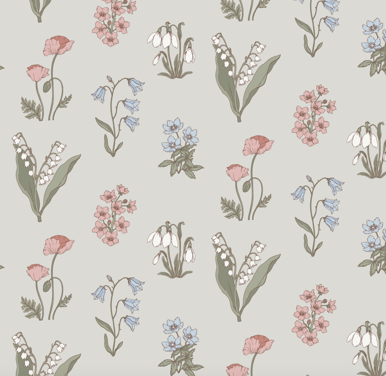 Holly Wallpaper By Anna H Design