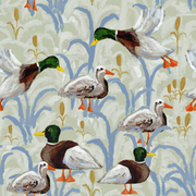 Mallard Party Fabric Swatch