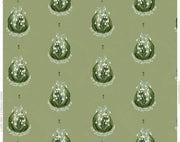 Lily Of The Valley In Green Fabric Swatch